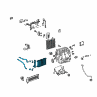 OEM 2019 Toyota C-HR Heater Core Diagram - 87050-F4030