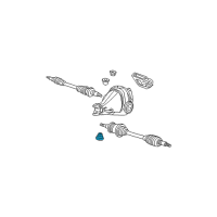 OEM 1996 Lincoln Mark VIII Differential Assembly Lower Insulator Diagram - F3SZ-4B431-B