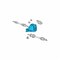 OEM 2002 Ford Mustang Differential Assembly Diagram - XR3Z-4010-CA