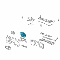 OEM 2010 Chevrolet Camaro Insulator Diagram - 92195881