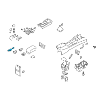 OEM Hyundai Cigar Lighter Socket Assembly Diagram - 95120-2L000-4X