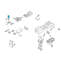 OEM Hyundai Elantra Knob-GEARSHIFT Lever Diagram - 43711-2H200-XP