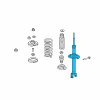 OEM 2012 Honda Accord Shock Absorber Unit, Rear Diagram - 52611-TA1-A03