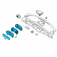 OEM 2019 Kia Stinger Cluster Assembly-INSTRUM Diagram - 94011J5500