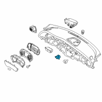 OEM 2020 Kia Stinger Button Start Swtich Assembly Diagram - 93500J5000