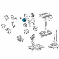 OEM 2006 Lexus GX470 Pulley, Camshaft Timing Diagram - 13523-50060