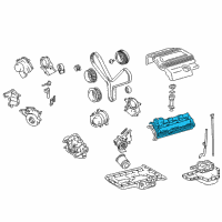 OEM 2003 Lexus SC430 Cover Sub-Assy, Cylinder Head Diagram - 11201-50041