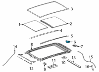 OEM Toyota Highlander Motor Diagram - 63260-0E150