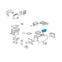OEM 2007 Honda CR-V Cup Holder (C) Diagram - 83404-SWA-A01