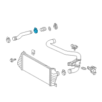 OEM 2006 Dodge Sprinter 2500 Clamp-Hose Diagram - 5104601AA