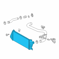 OEM 2006 Dodge Sprinter 3500 Cooler-Charge Air Diagram - 5119997AA