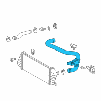 OEM 2004 Dodge Sprinter 2500 Hose-INTERCOOLER Diagram - 5120147AA