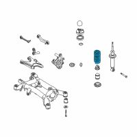 OEM 2001 BMW Z8 Coil Spring, Rear Diagram - 33-53-1-096-095