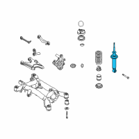 OEM 2000 BMW Z8 Rear Spring Strut Diagram - 33-52-1-096-055