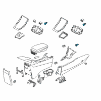 OEM Hyundai Santa Fe XL Accessory Socket Assembly Diagram - 95120-2W700