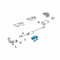 OEM 2008 Honda Accord Converter Diagram - 18150-R41-L00