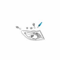 OEM Lexus ES300 Cord, Rear Combination Diagram - 81555-33280