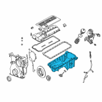 OEM 2003 BMW 530i Oil Pan Diagram - 11-13-1-709-235