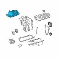 OEM 1997 Dodge B3500 Intake Manifold Diagram - 4883318