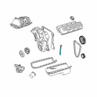 OEM 1996 Dodge B3500 Tube-Engine Oil Indicator Diagram - 53020442