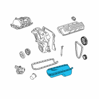 OEM 1993 Dodge B350 Oil Pan Diagram - 53020914