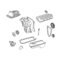 OEM 1996 Dodge B3500 Indicator-Engine Oil Level Diagram - 53020932