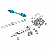 OEM 2019 Buick Envision Axle Assembly Diagram - 84173839