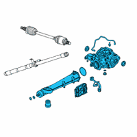 OEM 2019 Buick Envision Differential Carrier Assembly Diagram - 84655940