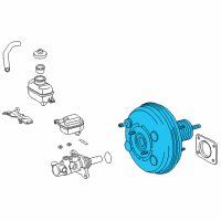 OEM 2014 Toyota Highlander Booster Assembly Diagram - 44610-0E080