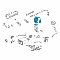 OEM 2004 Acura RL Valve Set, Egr Diagram - 18011-PY3-000