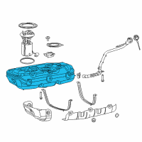 OEM 2016 Ram ProMaster City Fuel Tank Diagram - 68366050AA