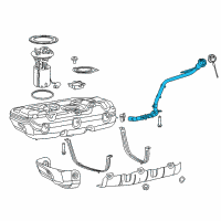 OEM 2019 Ram ProMaster City Tube-Fuel Filler Diagram - 68260327AA