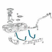 OEM 2019 Ram ProMaster City Strap-Fuel Tank Diagram - 68268789AA