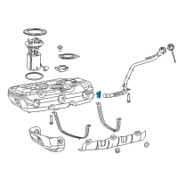 OEM 2015 Ram ProMaster City Fuel Hose Clamps Diagram - 6106436AA