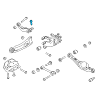 OEM 2013 Lincoln MKX Upper Control Arm Mount Bolt Diagram - -W715259-S439