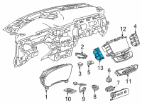 OEM Buick Enclave Stab Control Switch Diagram - 84428546
