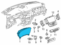 OEM 2022 Buick Enclave Cluster Assembly Diagram - 84996869