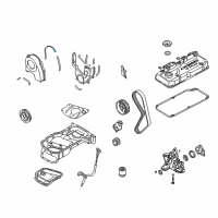 OEM 1994 Dodge Colt Gasket-Timing Cover Diagram - MD191939