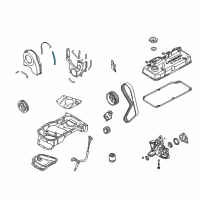 OEM 1994 Dodge Colt Gasket-Timing Cover Diagram - MD191941