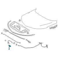 OEM 2018 Chevrolet Volt Latch Diagram - 84075292