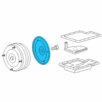 OEM Ford E-350 Super Duty Drive Plate Diagram - LC2Z-6375-A