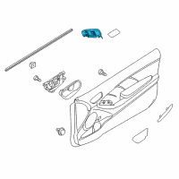 OEM Kia Forte Koup Power Window Main Switch Assembly Diagram - 93570A7530K3S