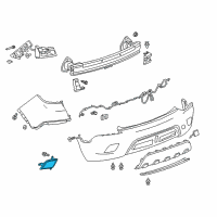 OEM Buick Encore Reflector Diagram - 25961815