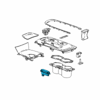 OEM 2020 Chevrolet Malibu Shift Indicator Diagram - 84646274