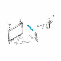 OEM 2005 Infiniti FX35 Hose-Radiator, Upper Diagram - 21501-CG000