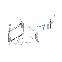 OEM 2008 Infiniti FX35 Hose-Reserve Tank Diagram - 21741-CG000