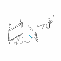 OEM 2007 Infiniti FX35 Hose-Auto Transmission Oil Cooler Diagram - 21631-CG000