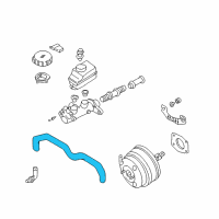 OEM Infiniti Q45 Hose Vac Tank Diagram - 47474-AR205