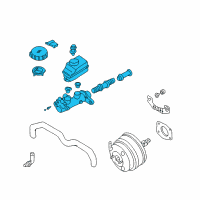 OEM Infiniti M45 Cylinder Assy-Brake Master Diagram - 46010-CR925