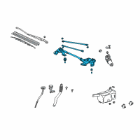 OEM 2006 Acura RSX Link, Front Wiper Diagram - 76530-S6M-A01